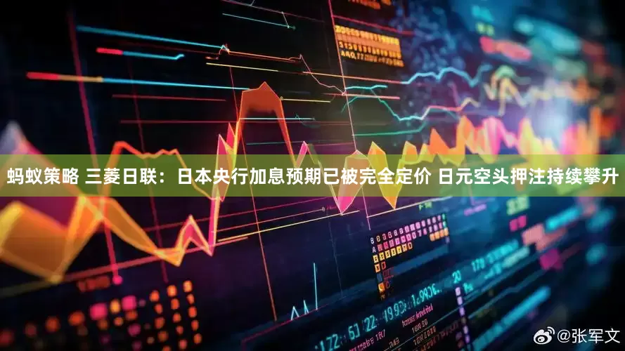 蚂蚁策略 三菱日联：日本央行加息预期已被完全定价 日元空头押注持续攀升